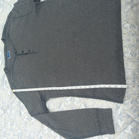 J.Crew Men's Long Sleeve Comfort-First Thermal Waffle Henley Size L -  Grayish - Picture 10 of 11